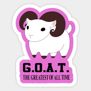 The G.O.A.T. Sticker